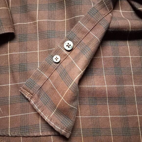 Men's XXL 18-181/2 long sleeve button down shirt - Picture 4 of 8